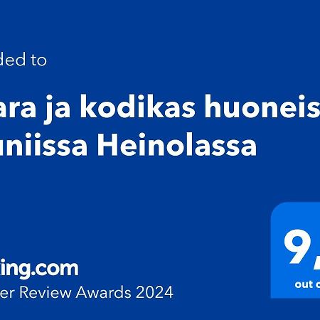 Avara Ja Kodikas Huoneisto Parvekkeella Heinola Exterior photo